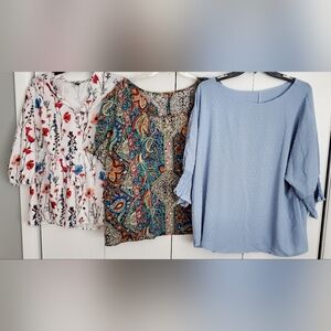 lot of Shein Curve 1X like new blouses